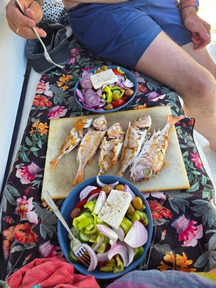 Parga Cruise Food